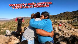 La reacción de Doña Agustina nos rompió el corazón - MUJER Vive SOLA en  los ANDES