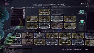 Very Situational Infinite Energy/Health Mesa Prime Build