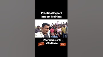 Export import practical Training, practical Port and Cold storage visit with Paresh Solanki