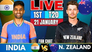 🔴IND vs NZ 1st T20 LIVE Today, Hindi Commentary • Live Cricket Score Updates | India vs New Zealand screenshot 1