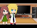 🍥Naruto’s parents react to their son🍥 ||angst + spoiler||