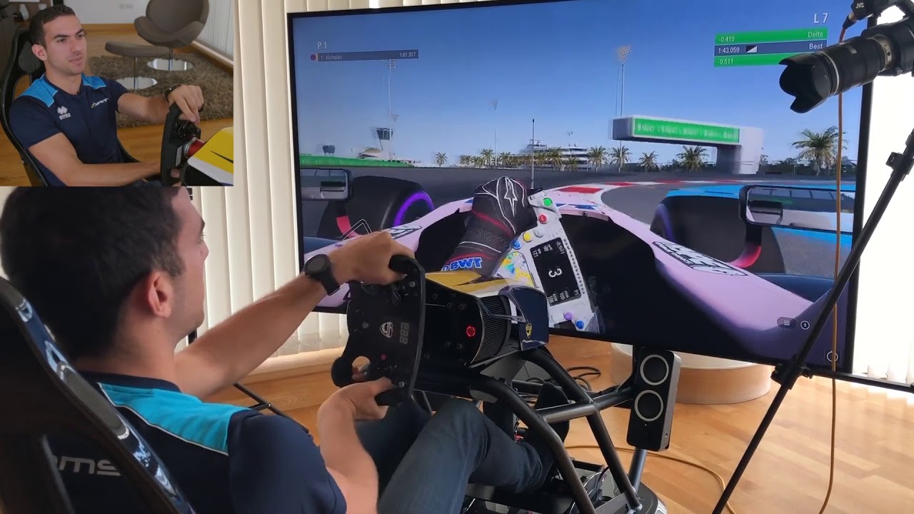 A lap of Abu Dhabi with Nicholas Latifi