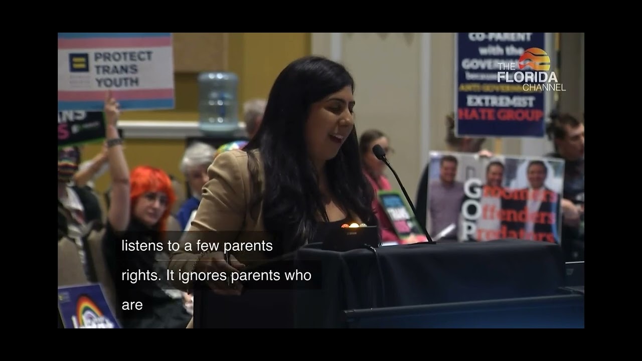 Rep. Eskamani Speaks at Board of Education Meeting