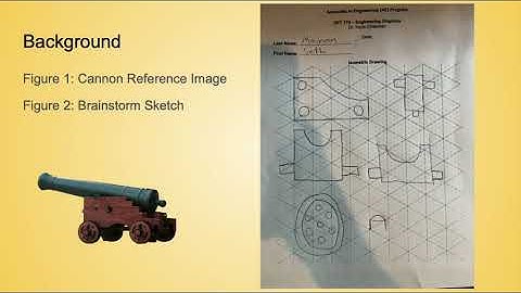 SolidWorks Modeling of a Cannon | DFT 170 SP24 Engineering Graphics Project