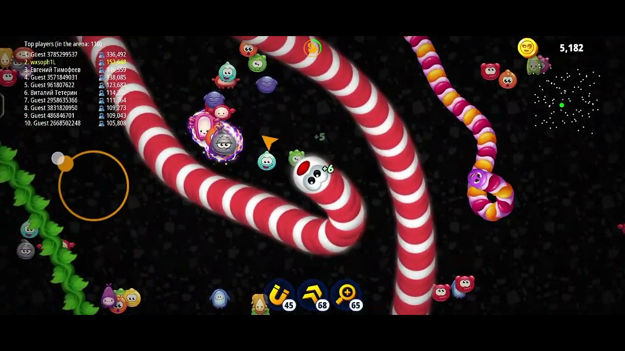 RED strip WORM amazing move 😱