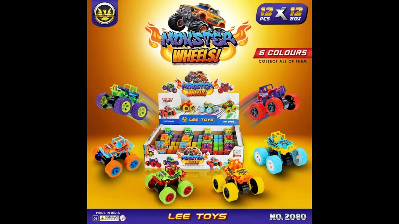Lee Toys - Monster Wheels | Friction Toy Car | Best toy gift of 2025 