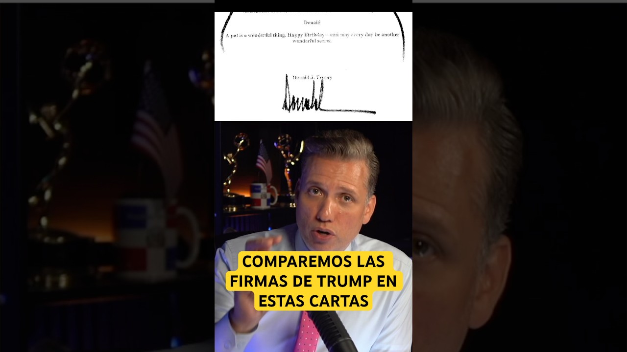 Comparemos la firma de TRUMP  con la carta a EPSTEIN