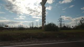 Driving through the Red Forest of Chernobyl