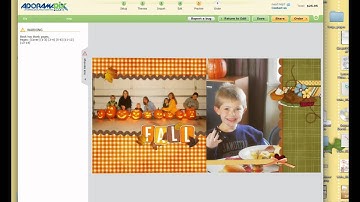 Digital Scrapbook Tutorial-Creating Photobooks w- Quickpages.mp4