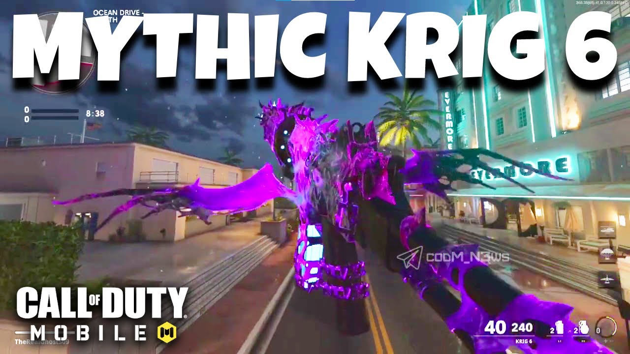 😍Mythic KRIG 6 Look so Beautiful in Season 9 in COD Mobile