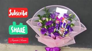 DIY: Simple Chocolate and Flower Bouquet