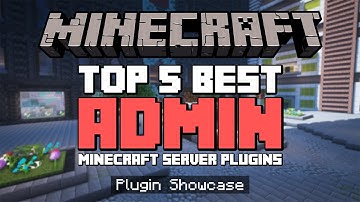 Top 5 Best MODERATION Plugins For Your Minecraft Server (1.20+)