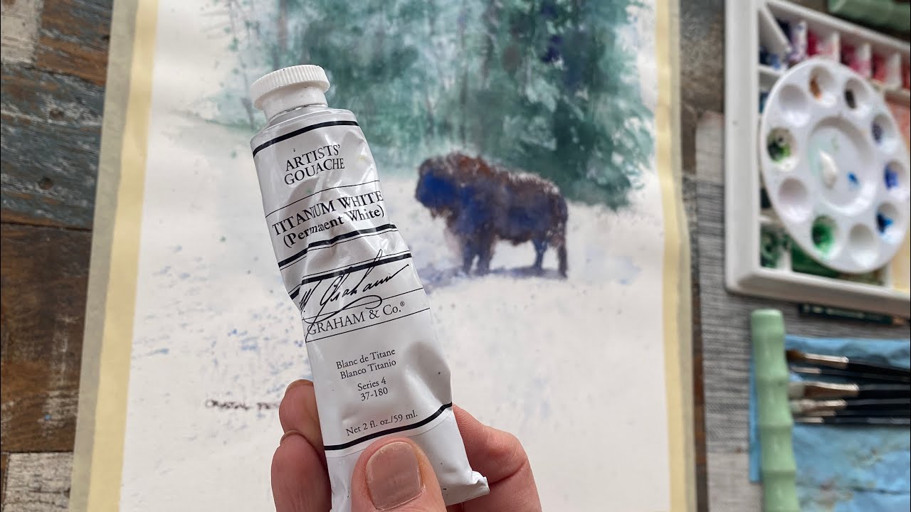 QUICK TIPS: WHITE PAINT VS. WHITE GOUACHE SPLATTER 