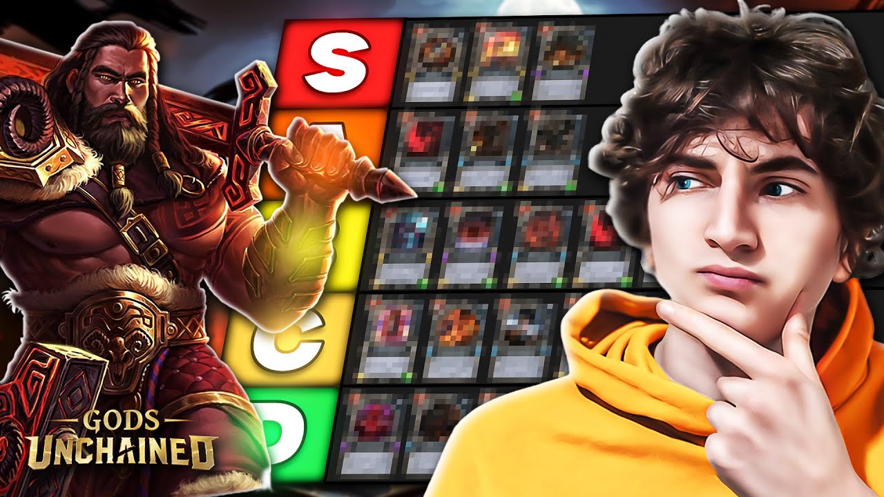 ULTIMATE Gods Unchained New Set TIERLIST: WAR