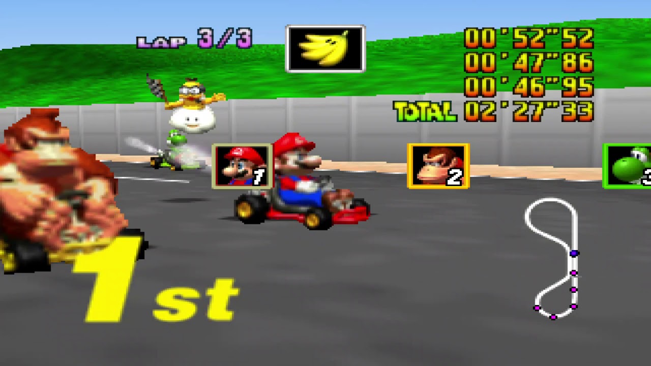 Mario Kart 64 Gameplay Youtube 