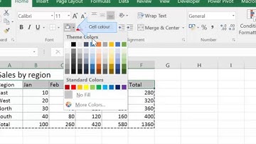Basic excel unit 4.2 Add Borders and Colors to Cells 2017