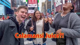 Americans Try Calamansi Juice for the First Time! 😍(Filipino Lemonade)