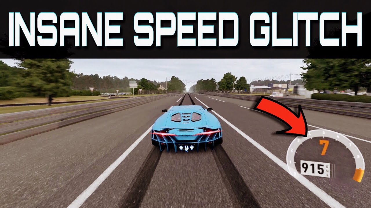 Driving over 900kmh   Forza Motorsport 7  Insane NEW Topspeed Glitch