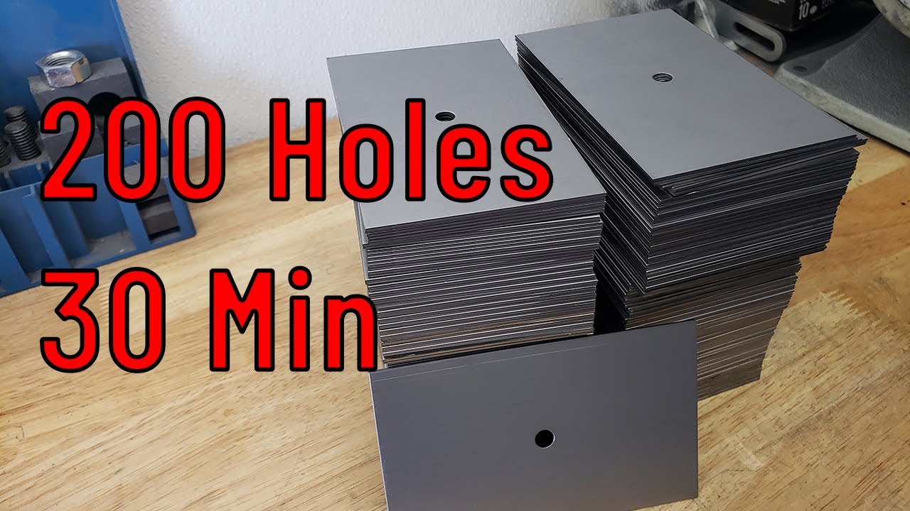 200 Holes in 30 Minutes - Shop Press Punch Table