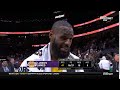 LeBron James talks after Los Angeles Lakers beat Atlanta Hawks 130-121
