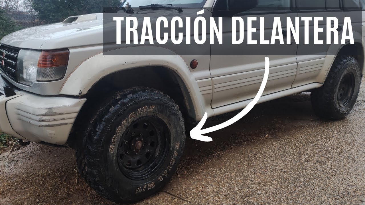 Reparando tracción delantera Montero