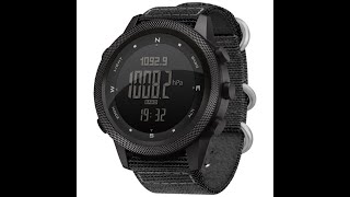 NORTH EDGE APACHE 46 Outdoor Waterproof Men Multifunction Digital Silicone Strap Smart Sports Watch