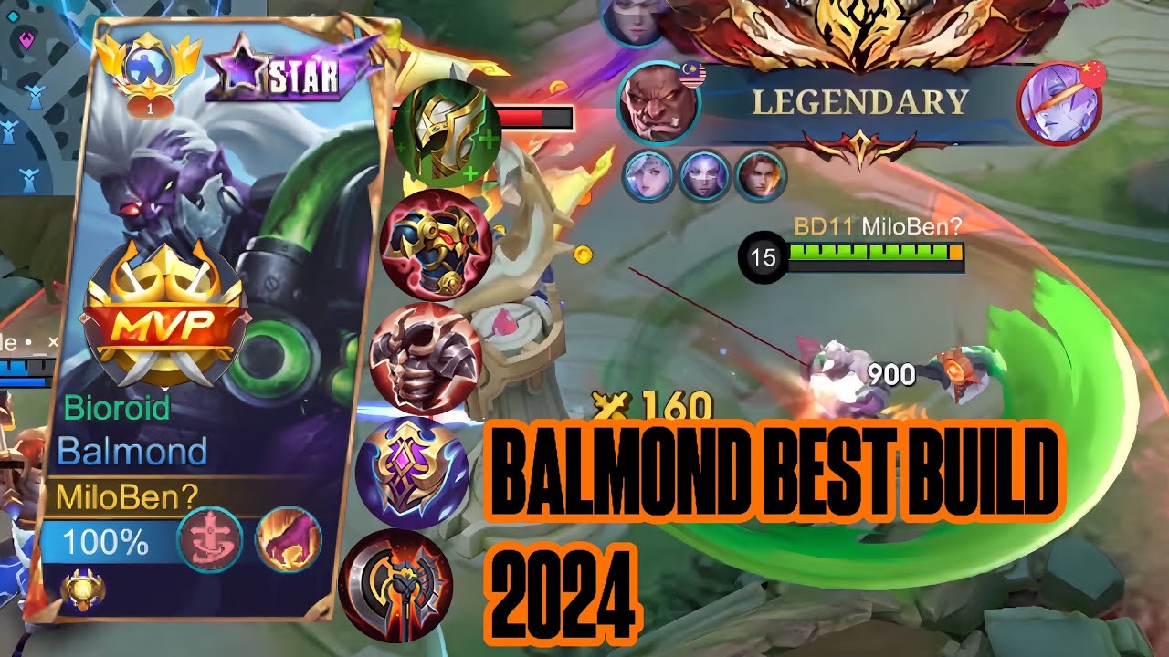 Balmond Di Buff Sumpah Ngak Ngotak Damage 🔥 Second Skill + War Axe 🥶 Balmond Best Build 2024 ~ MLBB