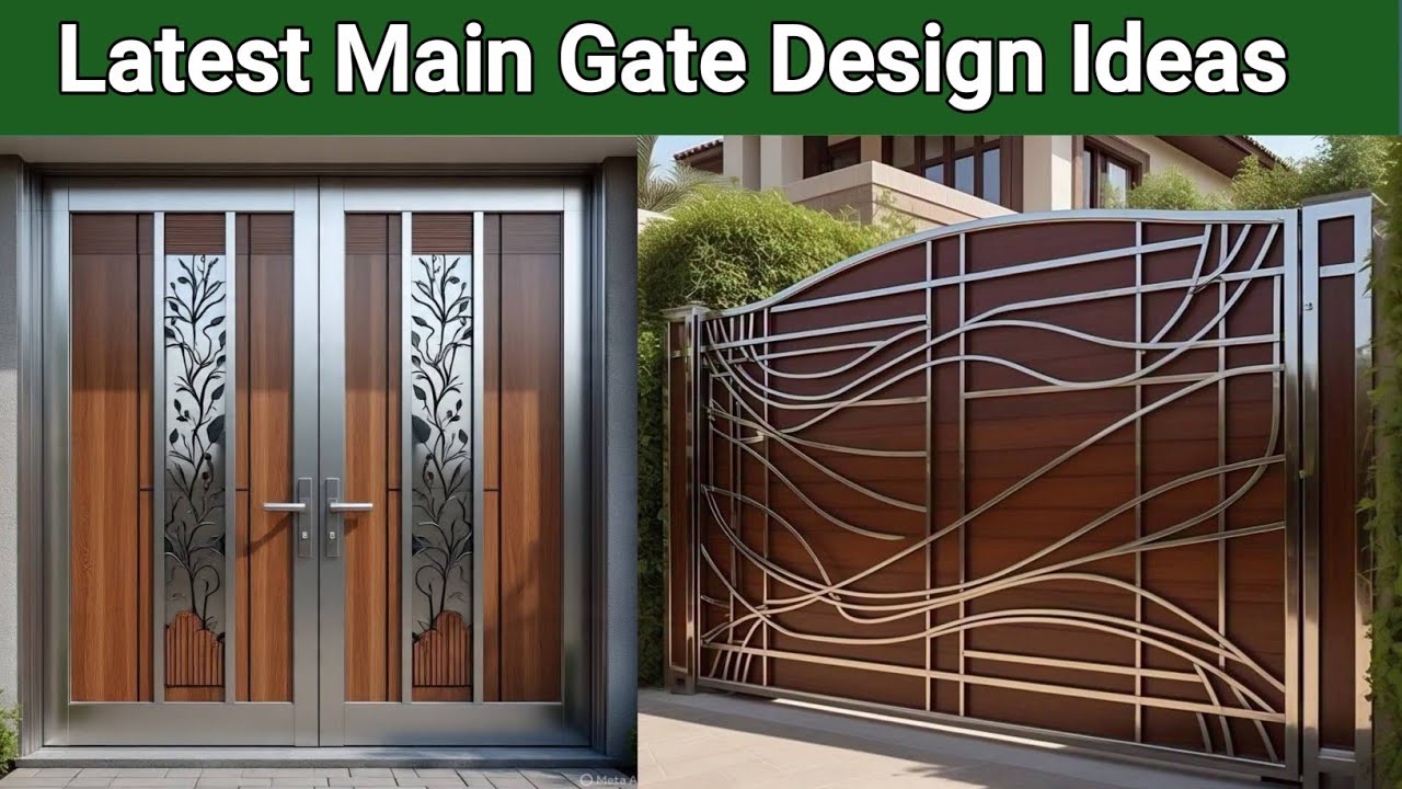 Iron Main Gate Design/ Top 50 Latest Stainless Steel Gate Designs in ...