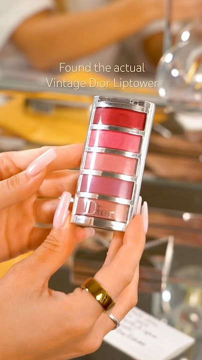 2000’s Vintage Dior Liptower: another 5 shade lipstick palette #beauty #dior #makeup #vintage #grwm