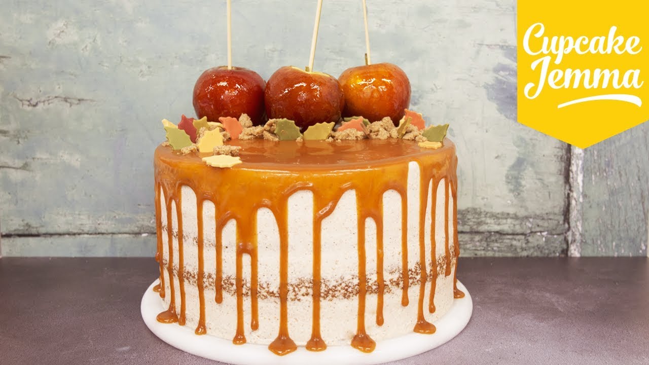 Beautiful Toffee Apple Cake Recipe | Cupcake Jemma | CupcakeJemma