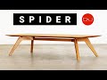 How to build a modern coffee table that looks delicate but isnt