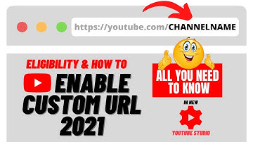 How to Enable Custom Channel URL for Youtube 2021 | Custom Youtube channel URL eligibility
