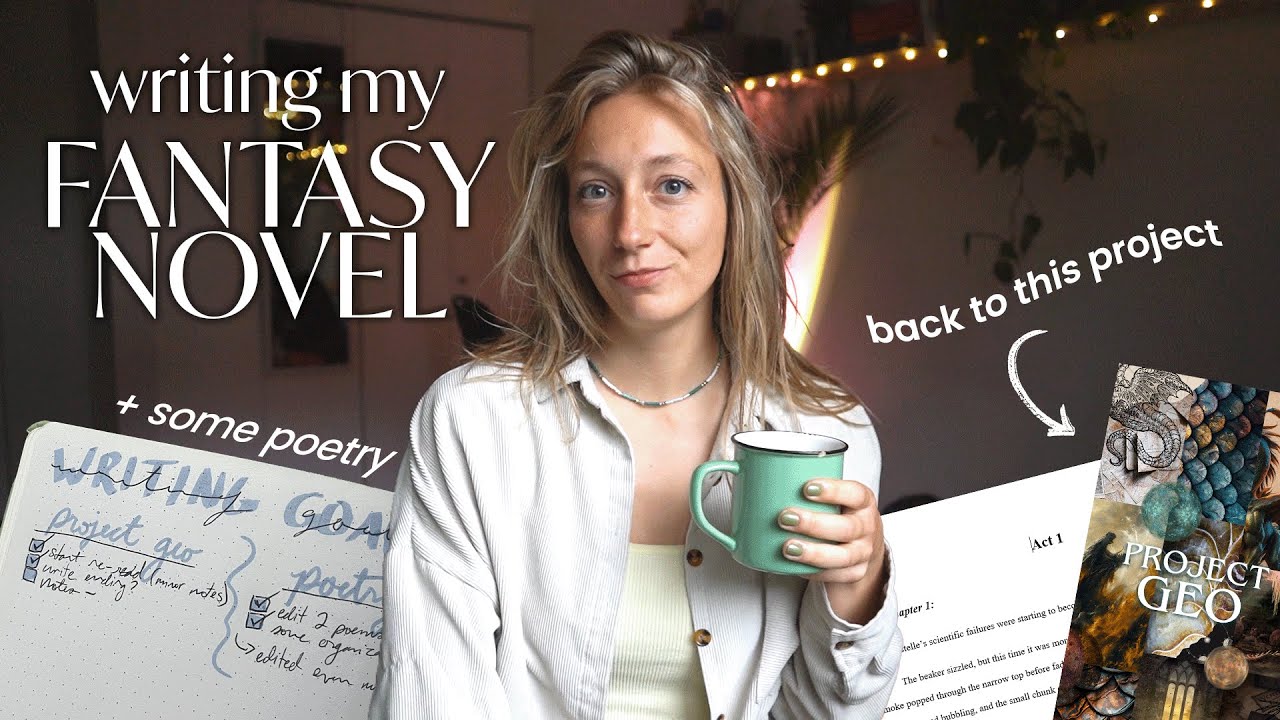 write a book with me rereading the first draft of my fantasy novel ...