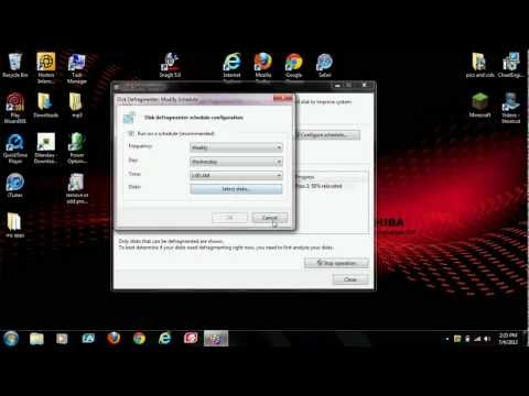 how to defrag your laptop or computer windows 7