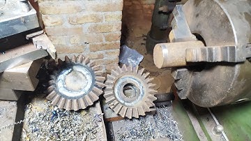 Amazing Process of Making Gear box Gear on Lathe Machine | Gear and Shaft Making on Lathe Machine