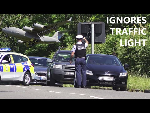 Morning rush hour at Northolt Airport