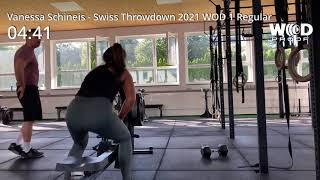 Swiss Throwdown, WOD 1, regular, Athlet: Vanessa Schineis, Peak of Motion