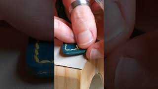 The Corsair Remnant - Melting the thread end on this keyfob - Leathercraft