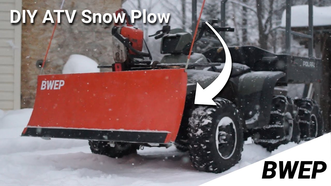 DIY ATV Snow Plow for 6x6 | BWEP