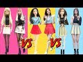 Barbie Lisa BlackPink VS  Nancy Momoland VS Barbie Tzuyu TWICE in Play Doh Inspired Costumes