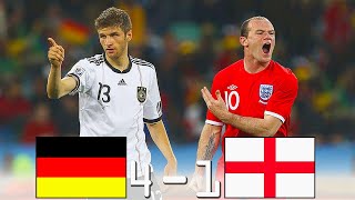 Germany 4 - 1 England (Müller x Rooney) ● World Cup 2010 | Extended Highlights & Goals