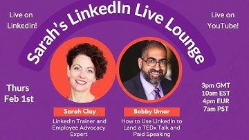 How to Use LinkedIn to Land a TEDx Talk and Paid Speaking with Bobby Umar