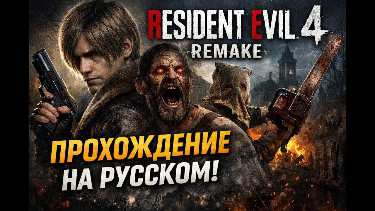 Возвращение в обновленную испанскую деревню-Resident Evil 4  Remake.Прохождение на русском.
