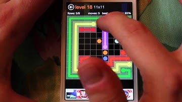 Flow - 11x11 Level 18 Walkthrough