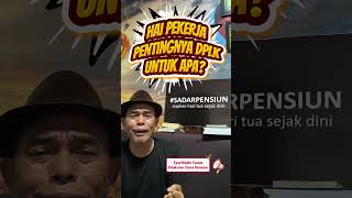 Hai pekerja, pentingnya DPLK untuk apa? 👍🙏#EdukasiDanaPensiun