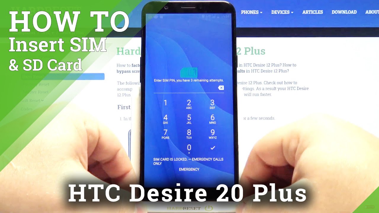 HTC Desire 22 pro - Inserting nano SIM and microSD cards - HTC SUPPORT