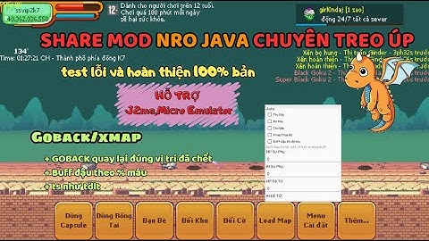 Ngọc Rồng Online - Share MOD NRO JAVA chuyên treo úp hoàn thiện 100% từ A-Z siêu cấp đủ chức năng.