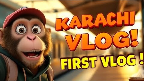 Monkey ka First vlog Pakistan me 🐵|Last me monkey soo gayaa 😂|#monkeyvlogs #vlog #trending #veo3 #ai
