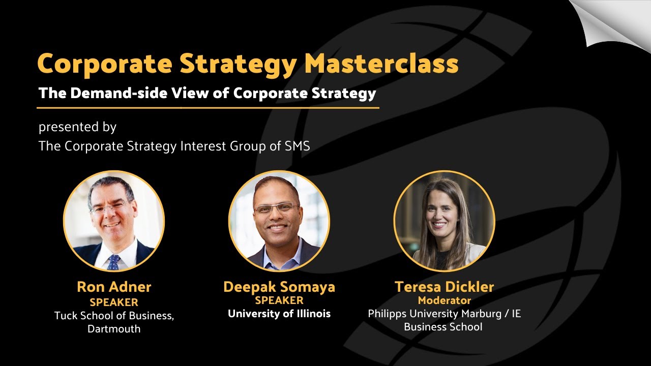 Corporate Strategy Masterclass: The Demand-side View of Corporate ...