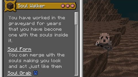 Minecraft Origins Showcase: Soul Walker Origin!